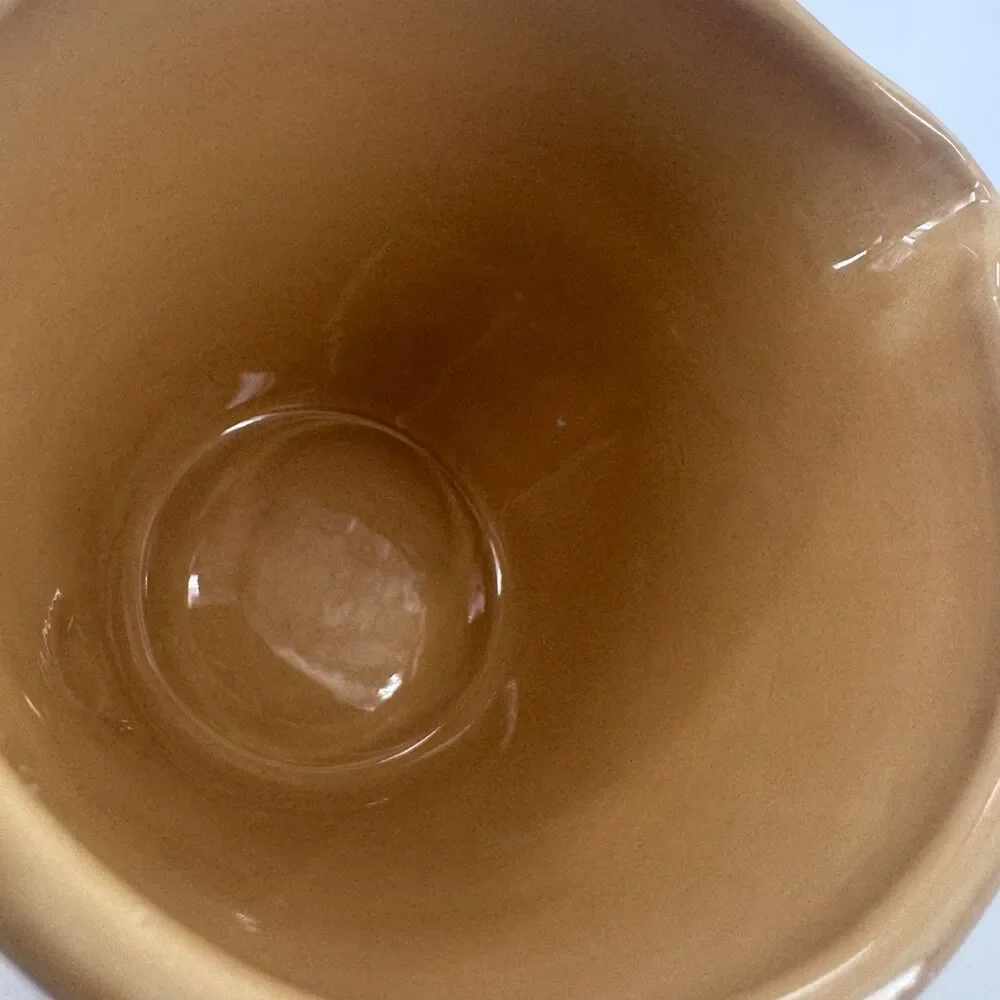 Pottery Barn Sausalito Amber Creamer & Sugar Bowl with Lid & Spoon Fast Shipping